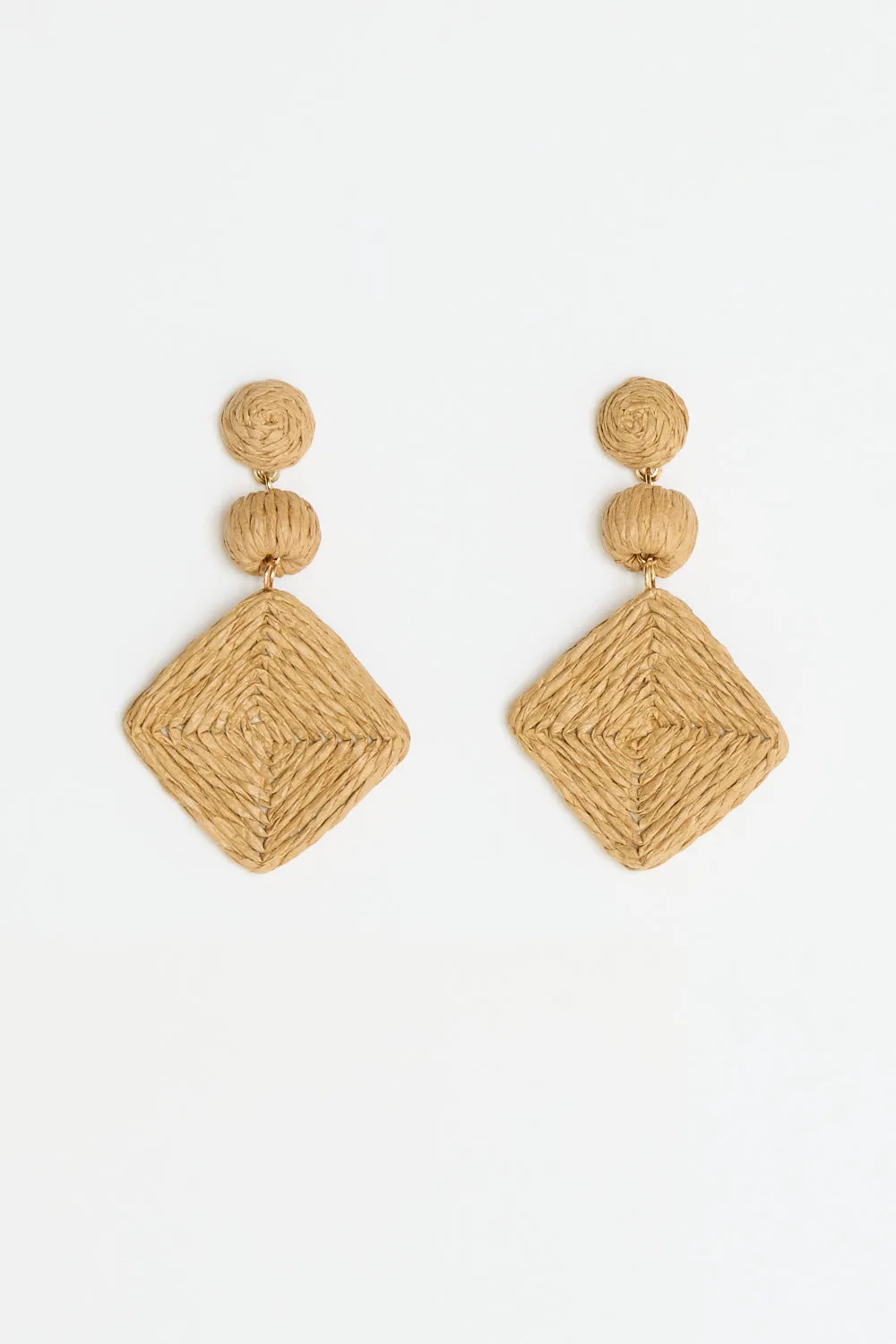 Baleen Earrings - Natural