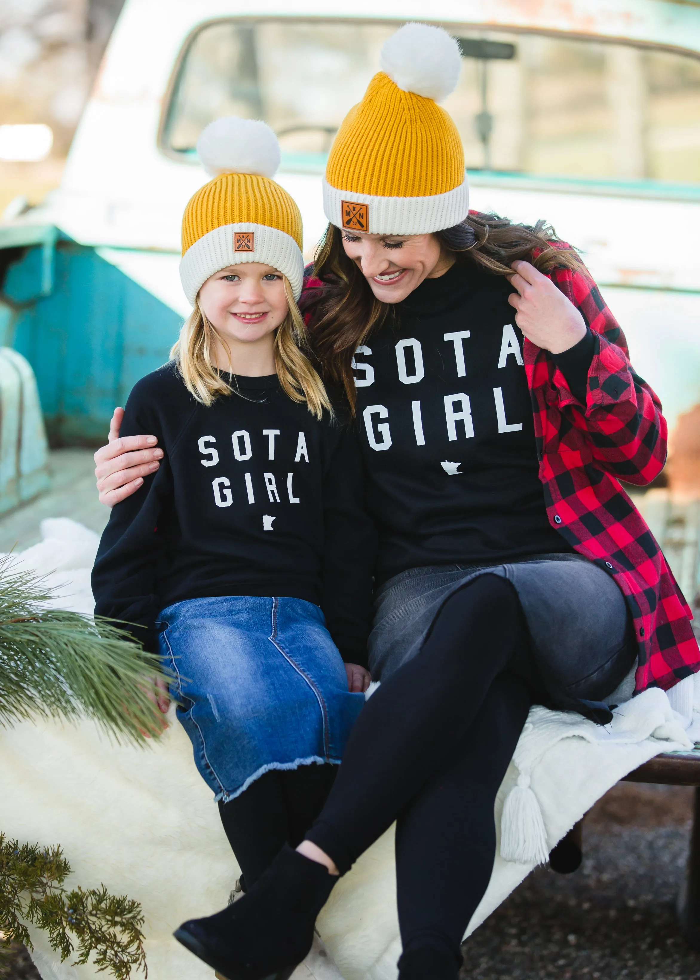 Black Sota Girl Crew Neck Sweatshirt - FINAL SALE