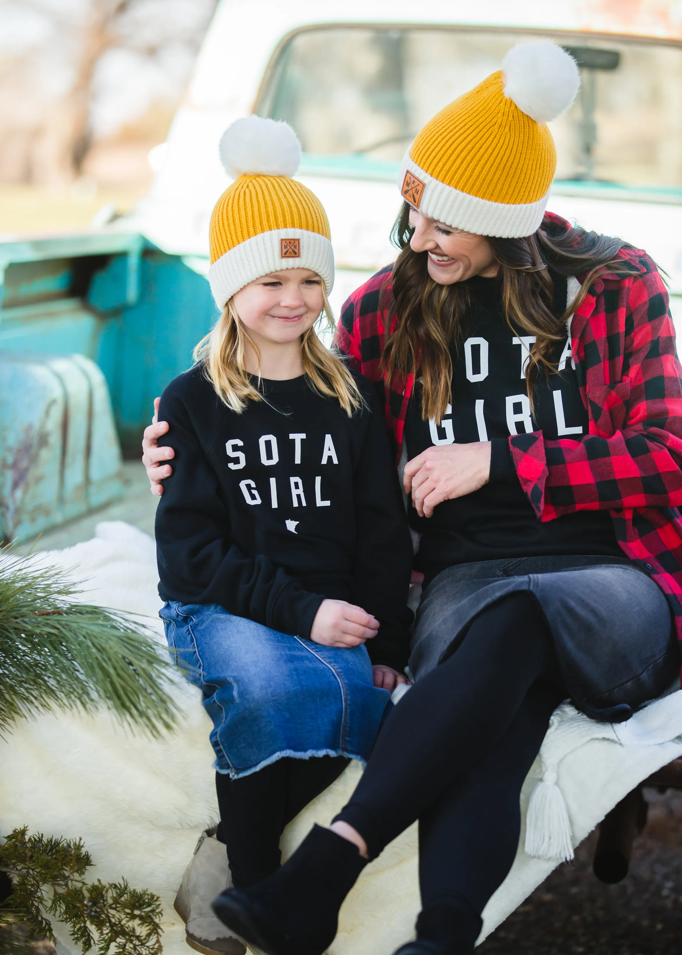 Black Sota Girl Crew Neck Sweatshirt - FINAL SALE