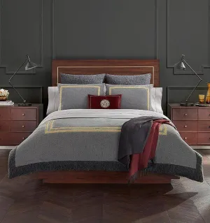 Cadetto Grey Bedding by Sferra | Limited Edition