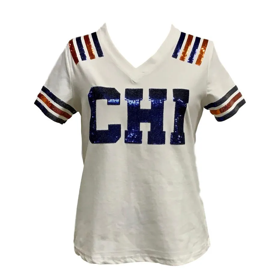 CHI White Jersey Tee