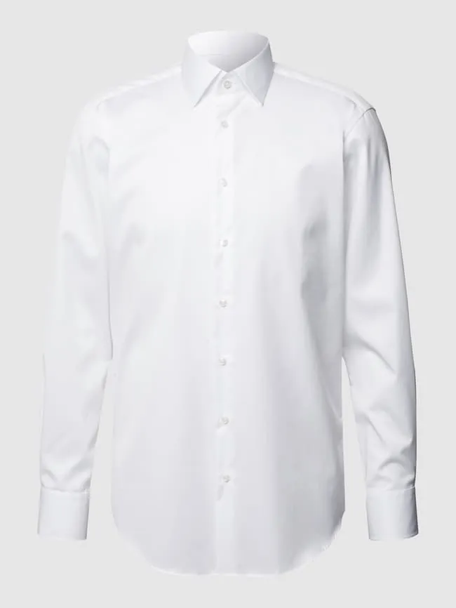 Christian Berg twill business shirt, white