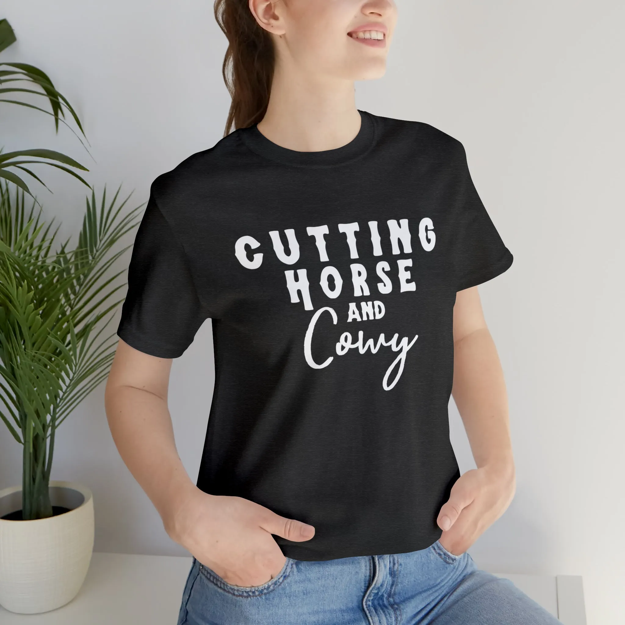 Cutting Horse & Cowy Short Sleeve Tee