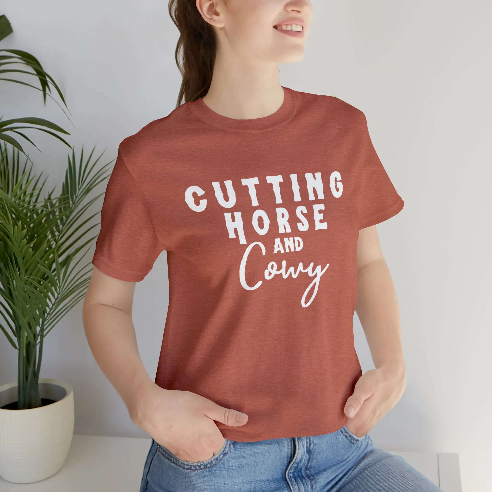 Cutting Horse & Cowy Short Sleeve Tee