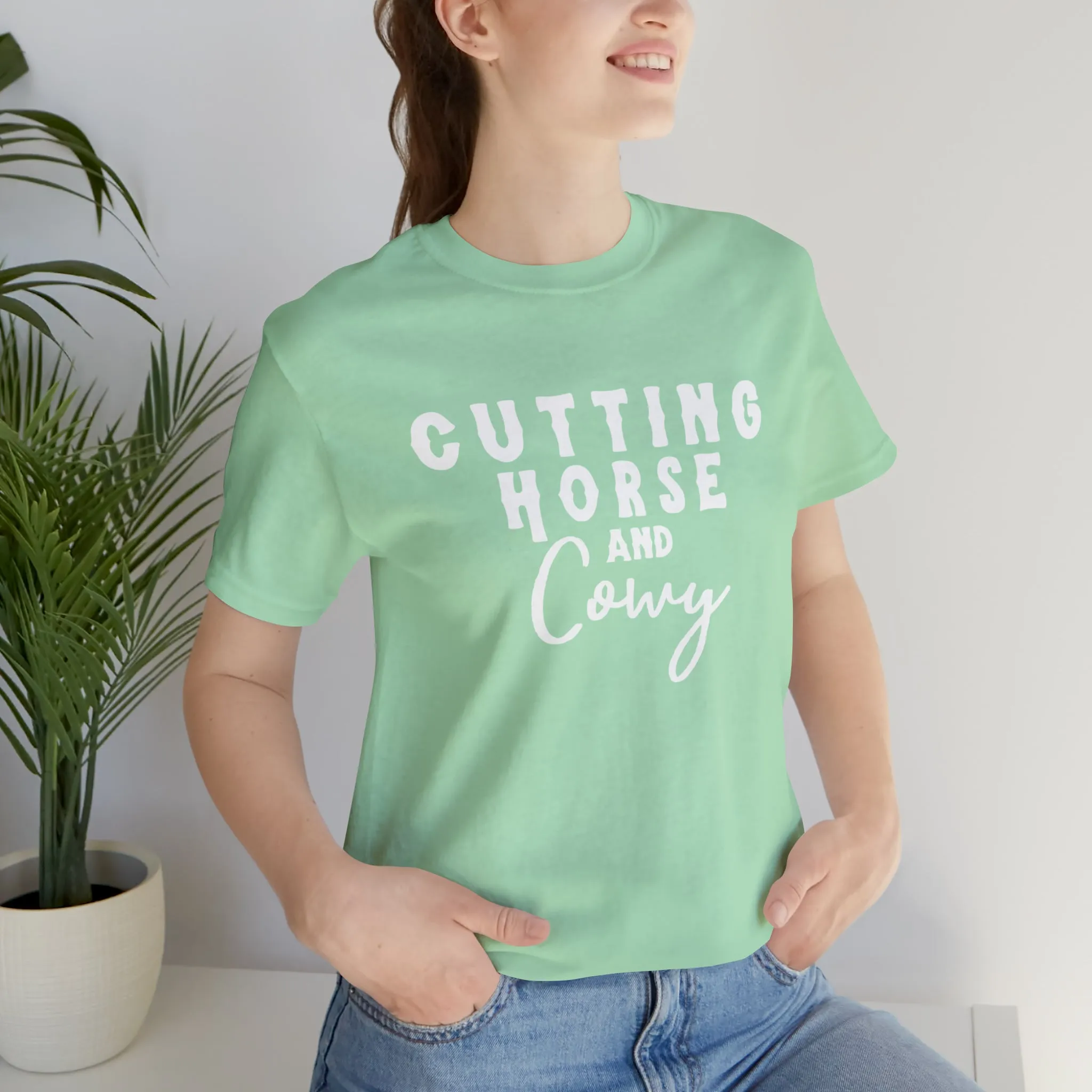 Cutting Horse & Cowy Short Sleeve Tee