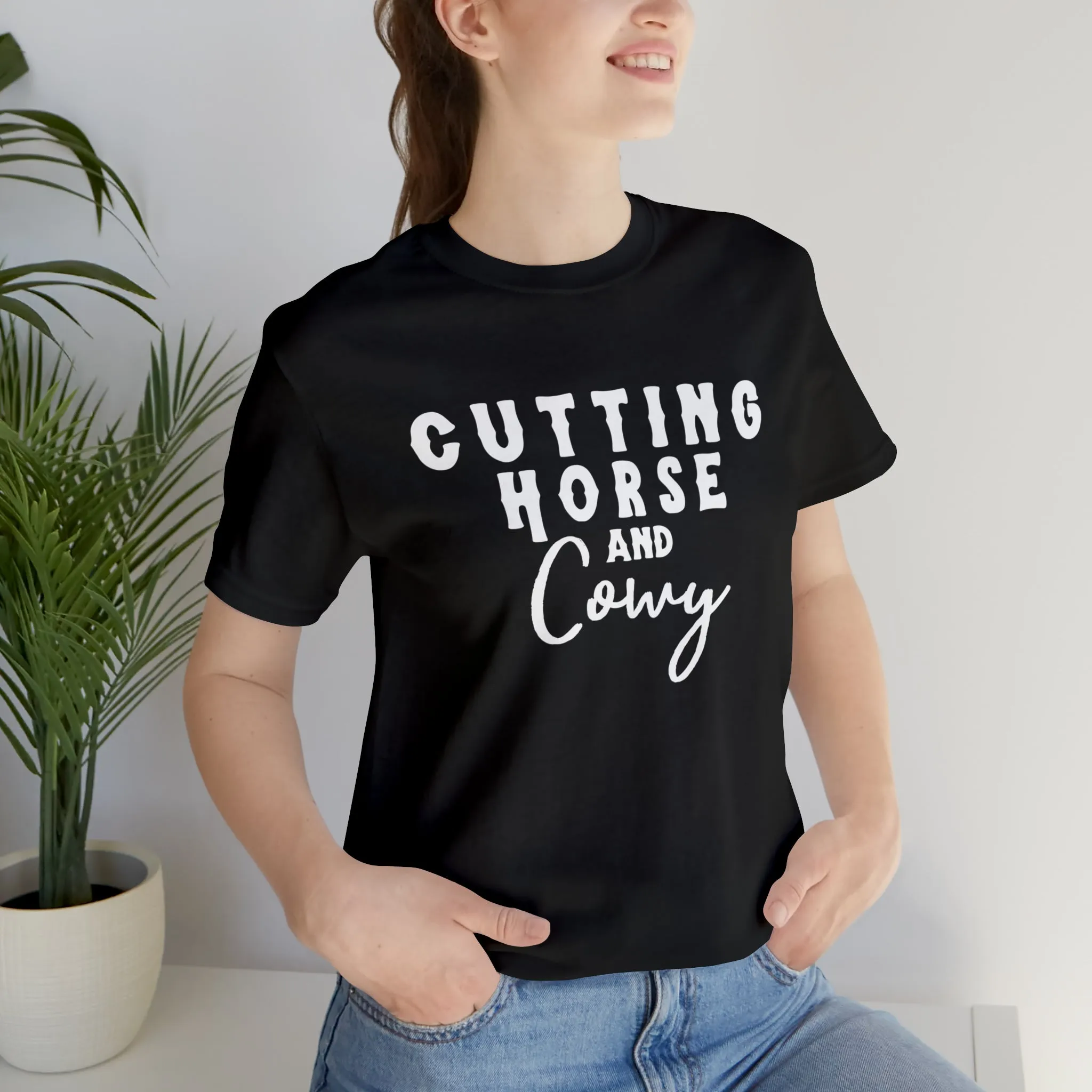 Cutting Horse & Cowy Short Sleeve Tee