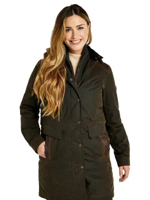 DUBARRY Blacklion Waxed Cotton Jacket - Women's - Olive