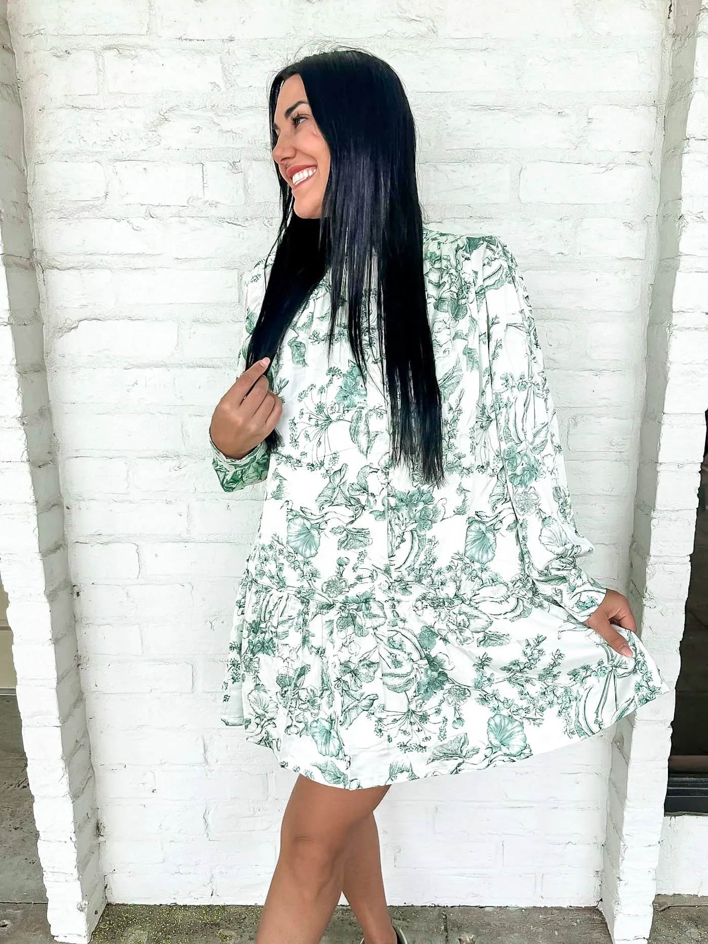 Finer Things Dress Green