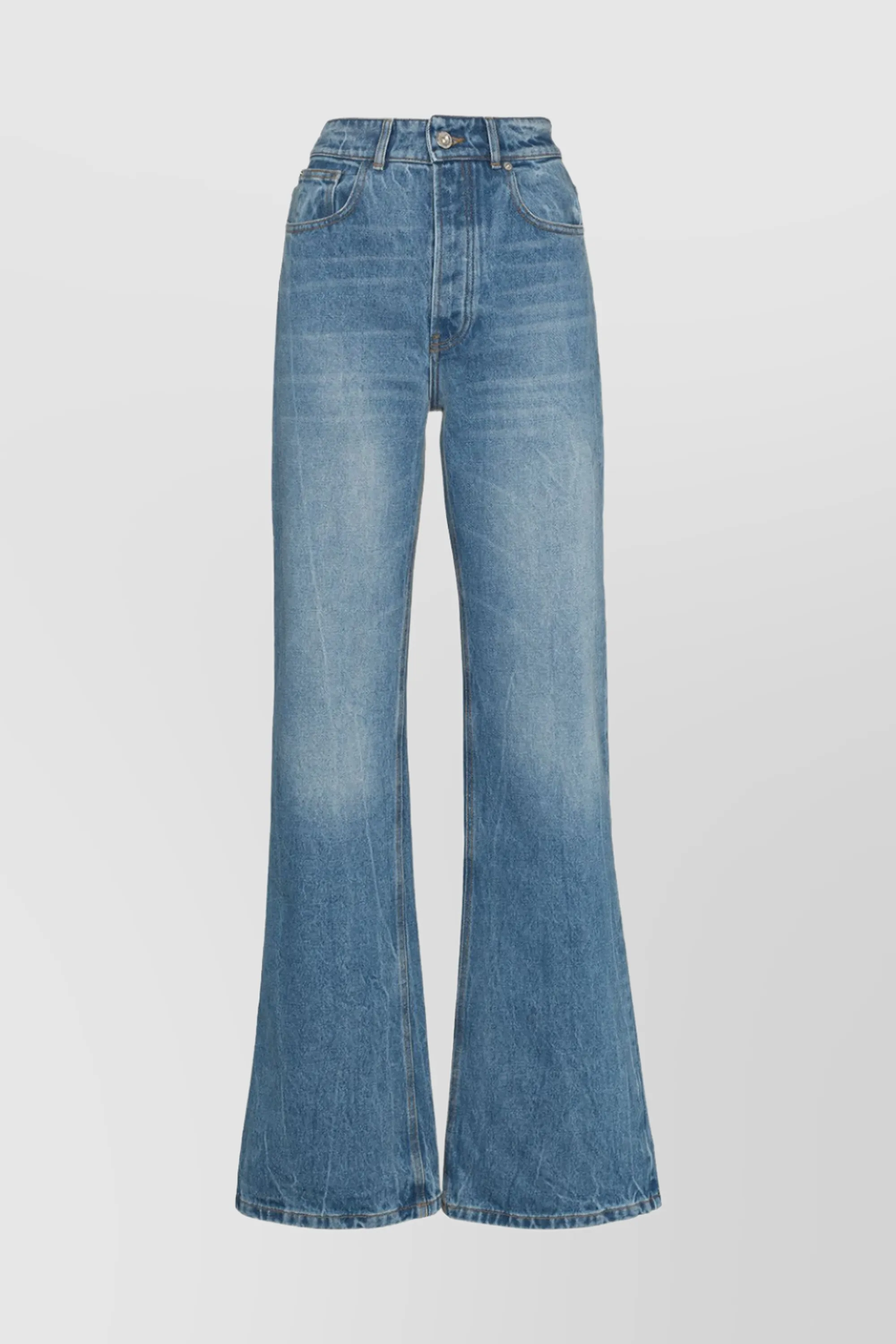 Flared denim jeans