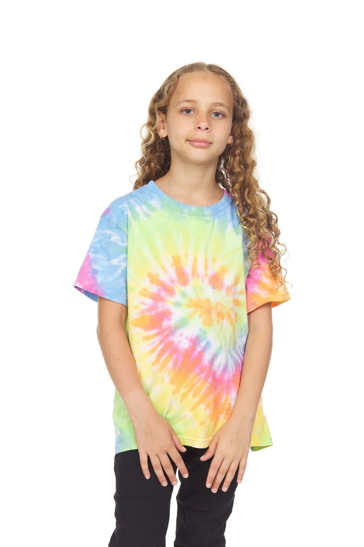 Krazy Tees Tie Dye T-Shirt - Teen Unisex Tie Dye T-Shirts