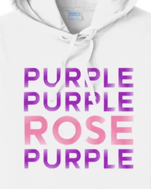 Purple Purple Rose Purple - Advent Hoodie Sweatshirt