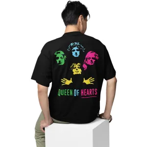 Queen Oversized T shirt - Queen Of Hearts