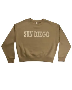 Sun Diego Fleece Embroidered - Sand