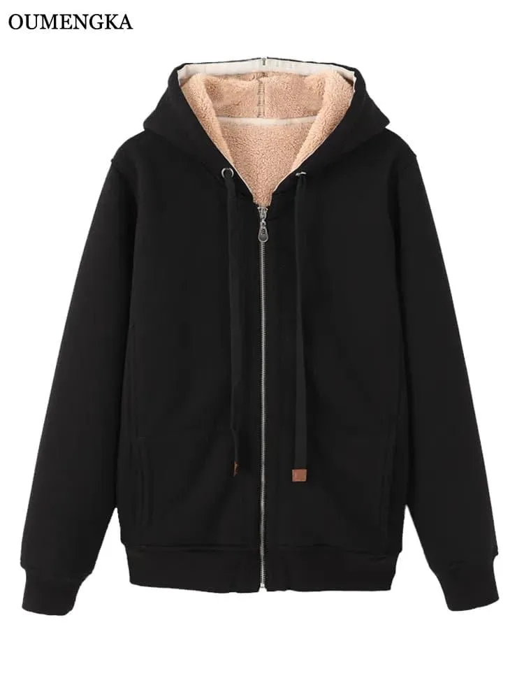 Thick and Warm Zip-Up Hoodies