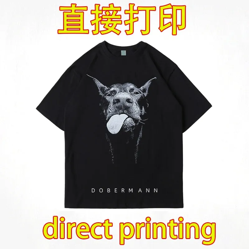 Vintage Washed Tshirts Anime T Shirt  direct printing