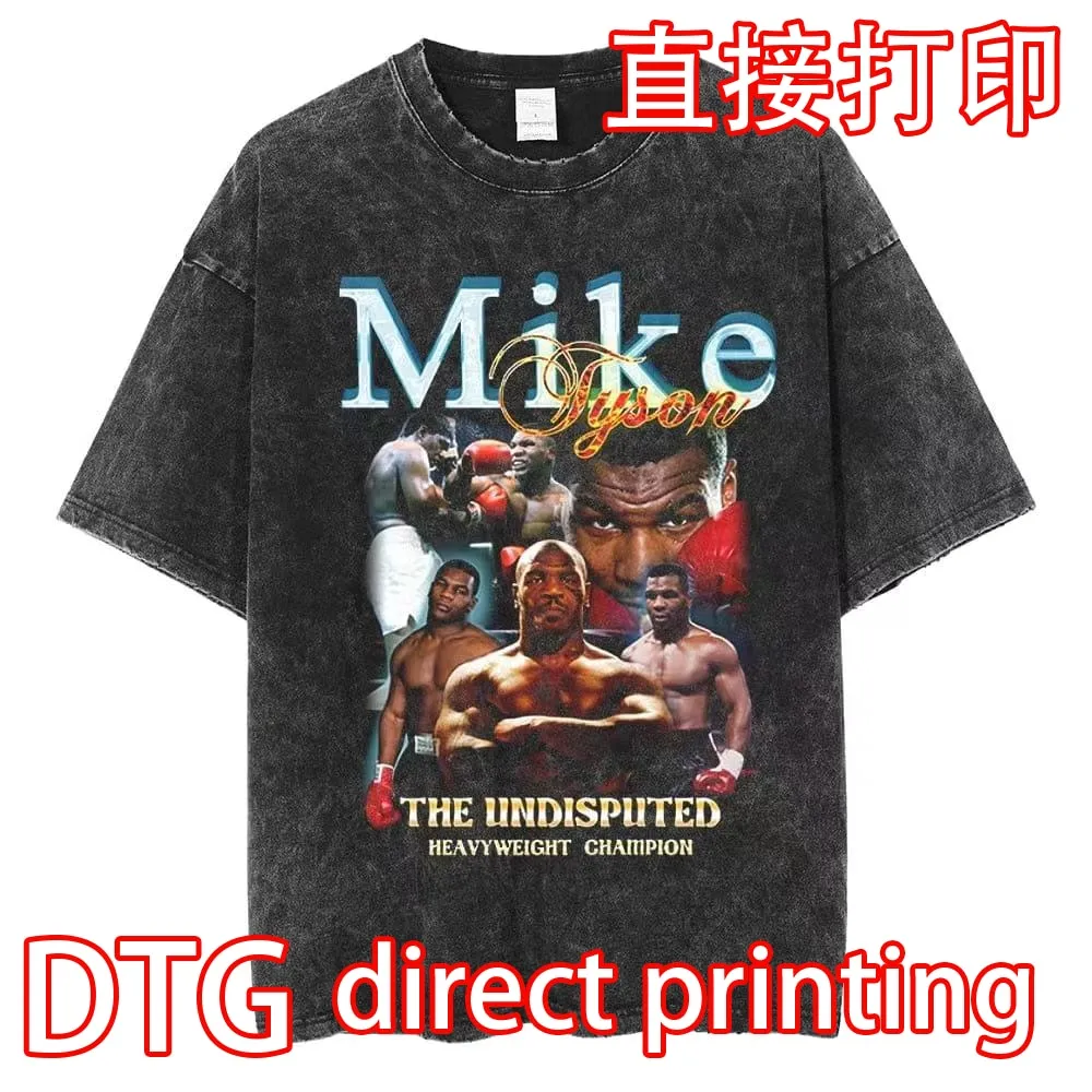 Vintage Washed Tshirts Anime T Shirt  direct printing